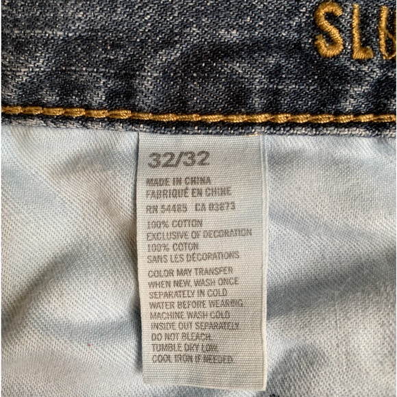 American Eagle Vintage 32” Slim Straight Fit Medium Wash Jeans - Picture 5 of 5